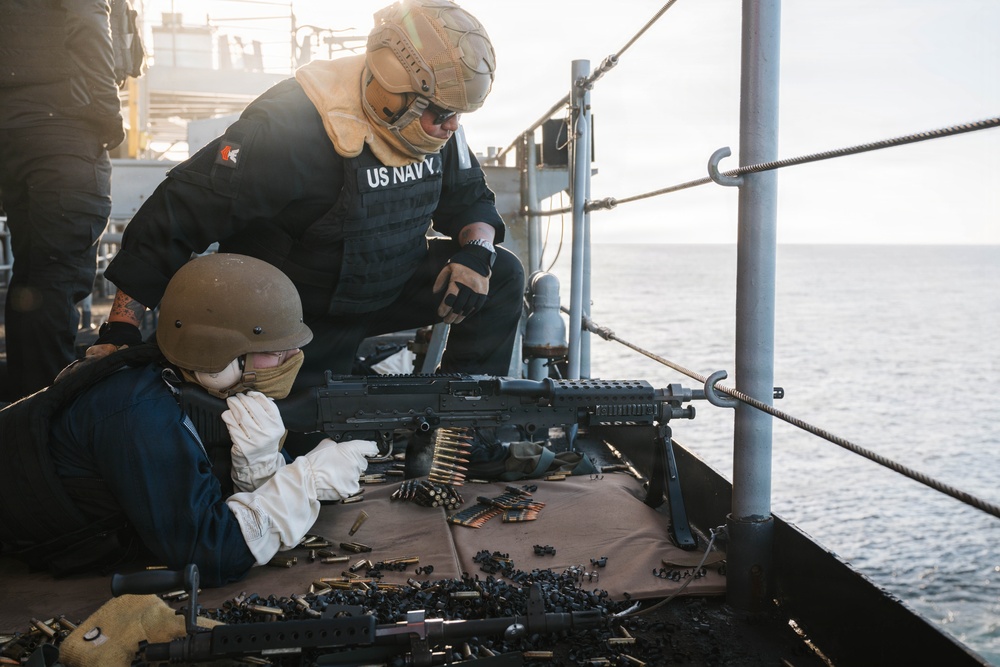 USS Theodore Roosevelt Conducts Live Fire Exercise