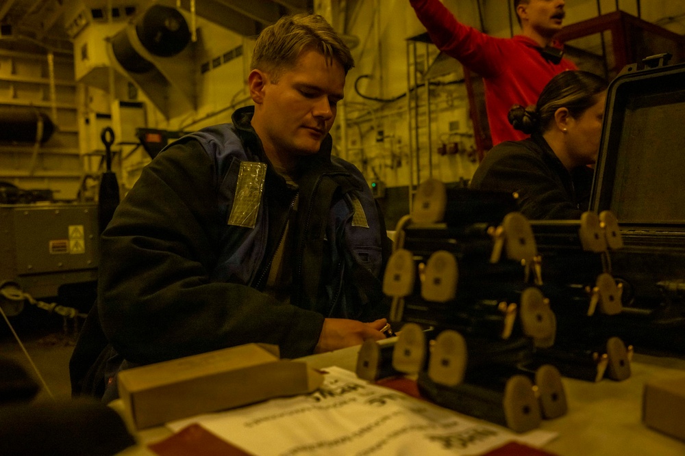 USS Theodore Roosevelt Conducts Live Fire Exercise