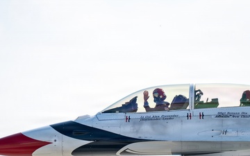 Thunderbirds visit Travis ahead of Air Show