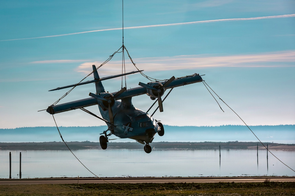 One Last Flight: Washington National Guard aviation unit delivers WWII PBY Catalina to its forever home