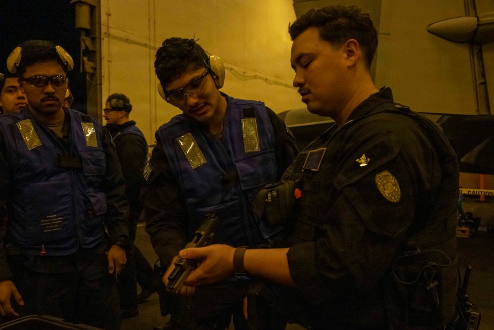 USS Theodore Roosevelt Conducts Live Fire Exercise