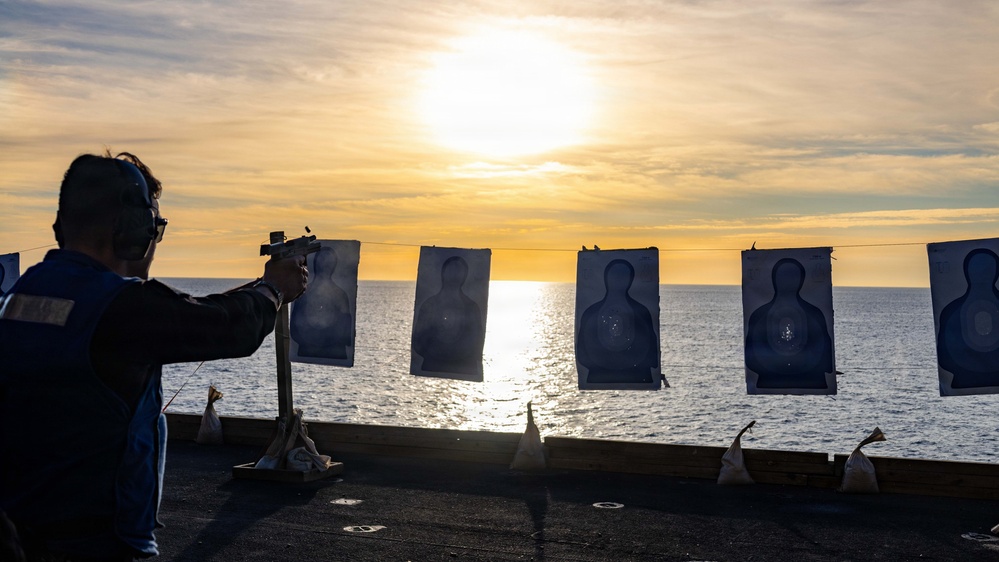USS Theodore Roosevelt Conducts Live Fire Exercise