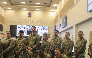 200th Military Police Company Soldiers Pose for a Photo During Operation Blur
