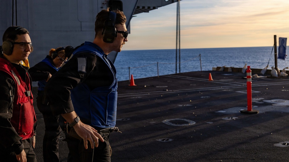 USS Theodore Roosevelt Conducts Live Fire Exercise