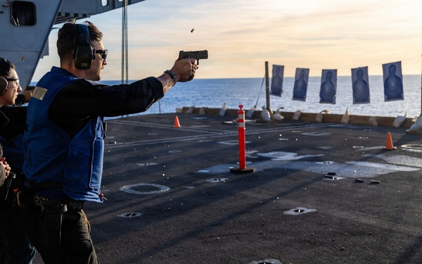 USS Theodore Roosevelt Conducts Live Fire Exercise