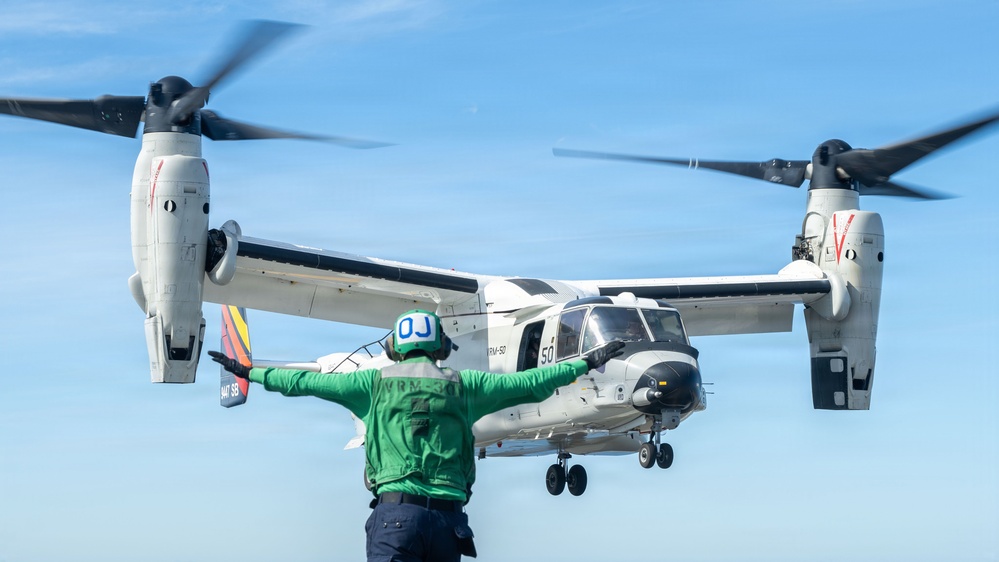 USS Theodore Roosevelt Supports Flight Operations