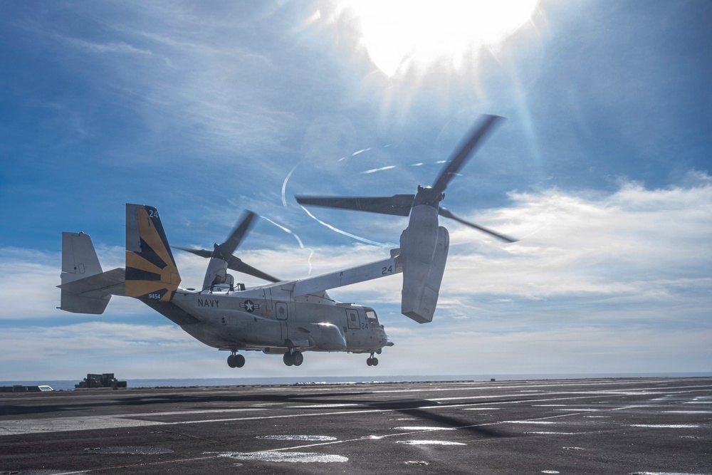 USS Theodore Roosevelt Supports Flight Operations