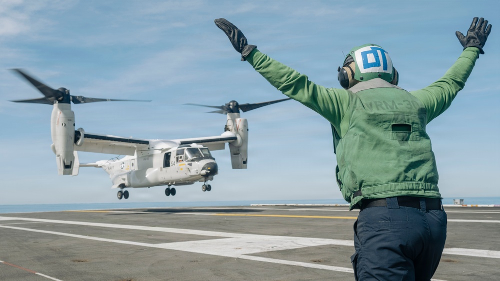 USS Theodore Roosevelt Supports Flight Operations