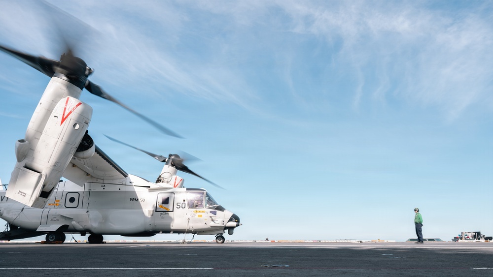 USS Theodore Roosevelt Supports Flight Operations