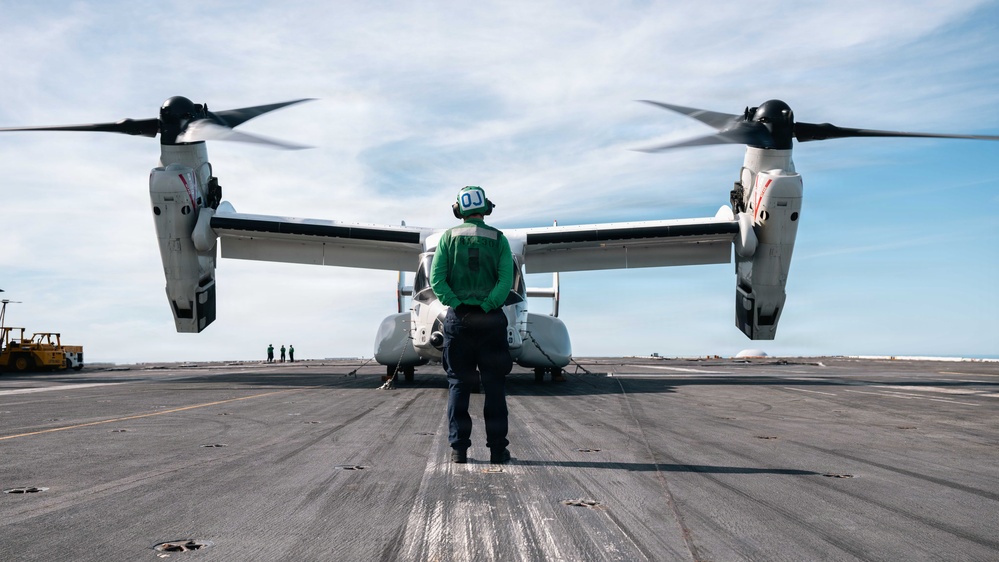 USS Theodore Roosevelt Supports Flight Operations