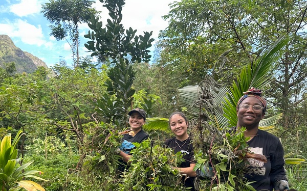 JBPHH personnel help preserve Haiku Valley