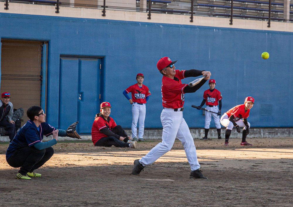 JASDF Niigata Air Rescue Squadron visits 459th AS
