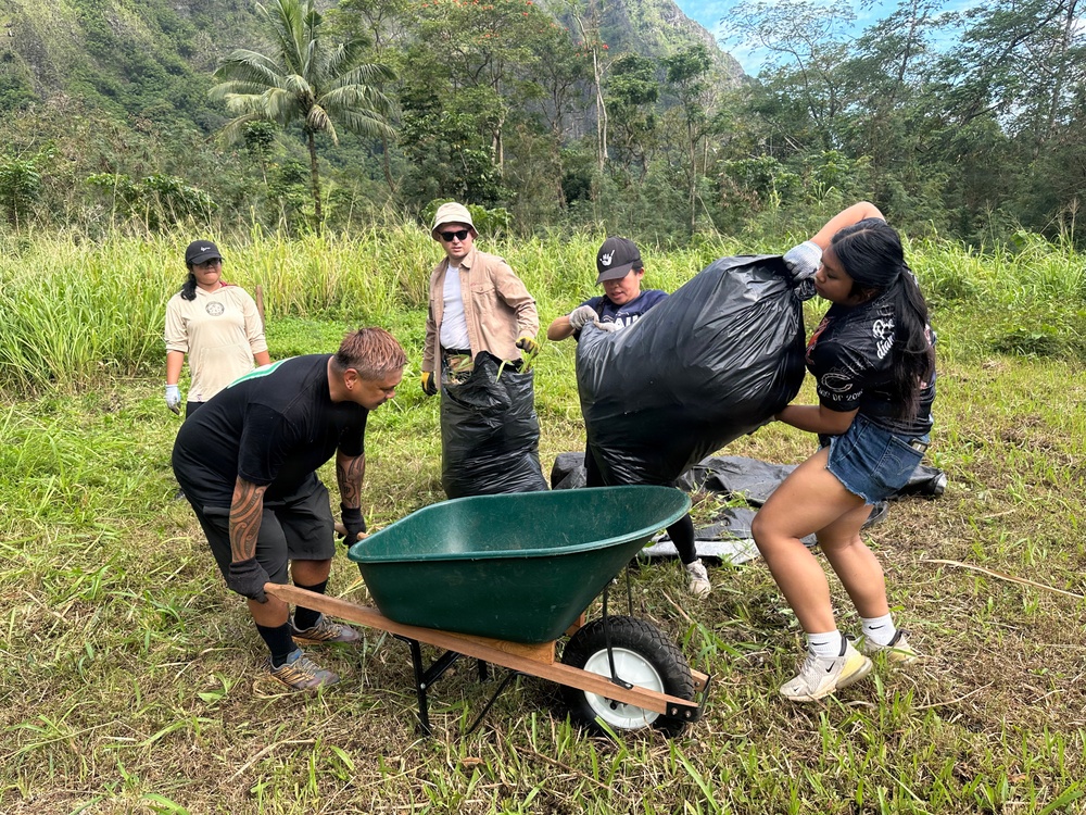 JBPHH personnel help preserve Haiku Valley