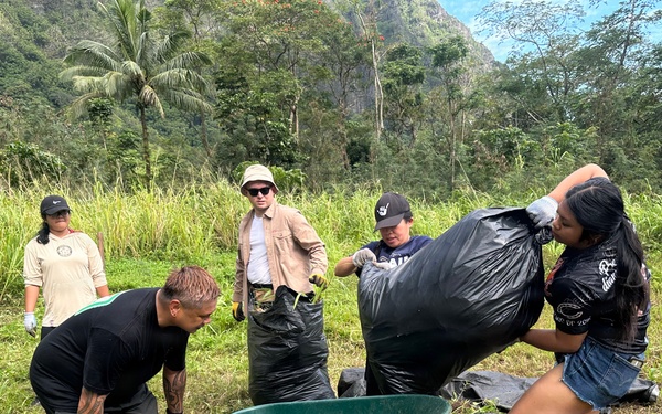 JBPHH personnel help preserve Haiku Valley