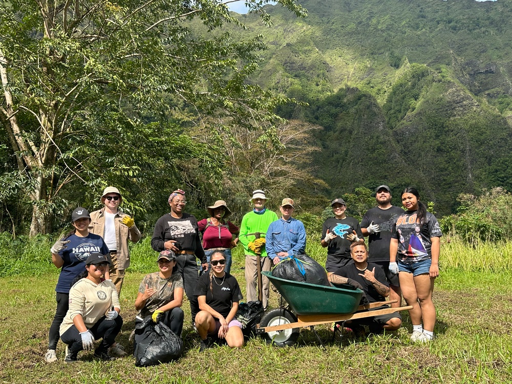 JBPHH personnel help preserve Haiku Valley