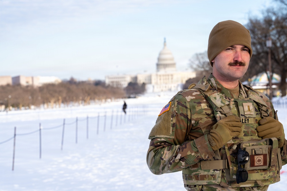National Guard conducts winter presence patrols near National Mall