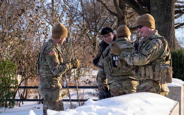National Guard conducts winter presence patrols near National Mall