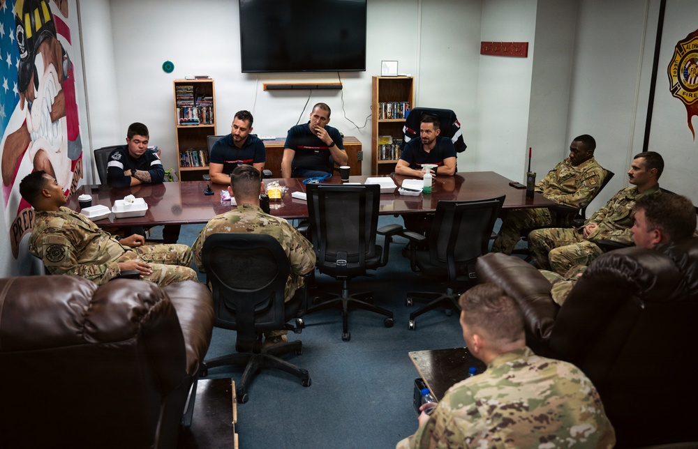 French firefighters tour U.S. fire house
