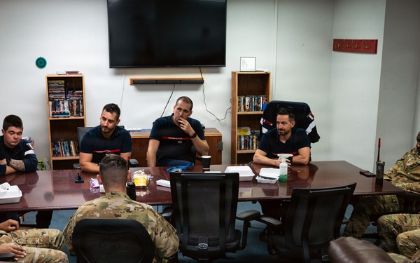French firefighters tour U.S. fire house