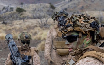 3rd LCT Marines with Hunter Killer rehearse platoon attacks at PTA
