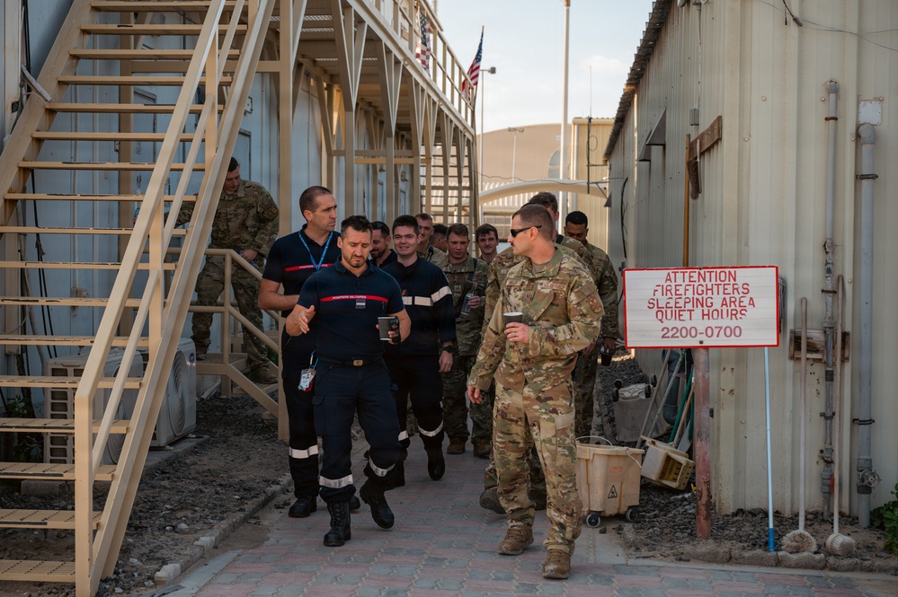 French firefighters tour U.S. fire house
