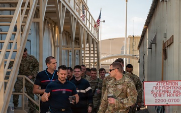 French firefighters tour U.S. fire house