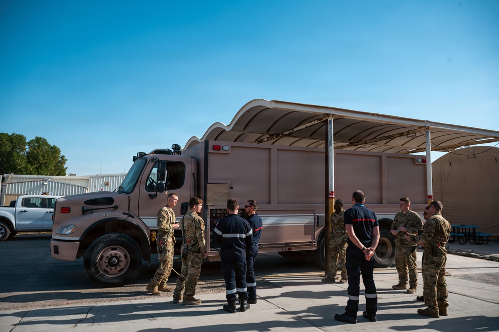 French firefighters tour U.S. fire house