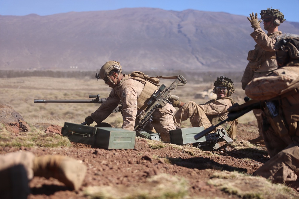 3rd LCT Marines with Hunter Killer execute live-fire platoon attacks at PTA