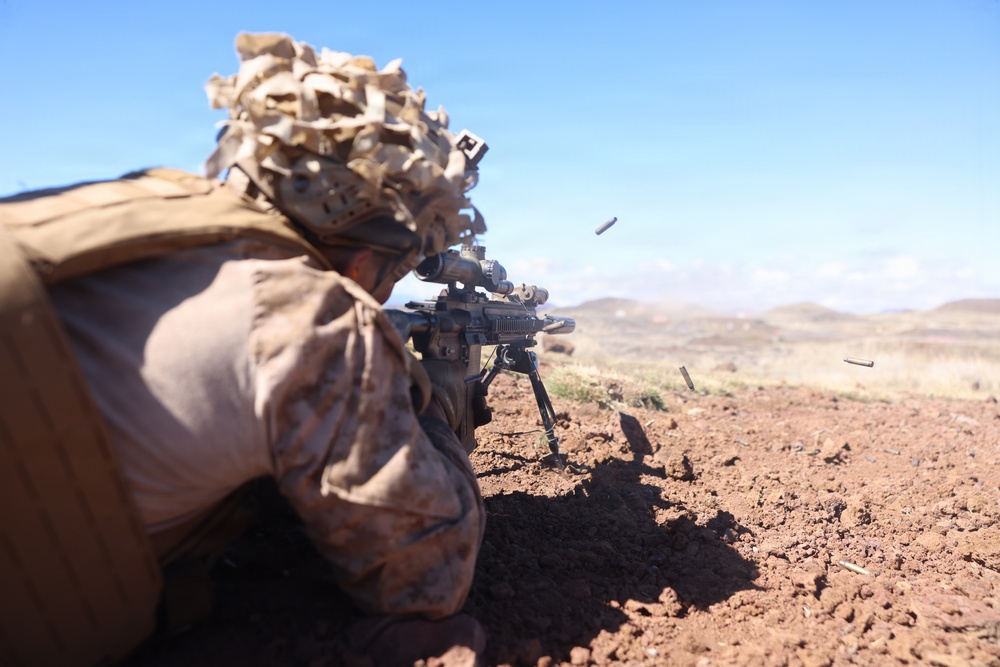 3rd LCT Marines with Hunter Killer execute live-fire platoon attacks at PTA