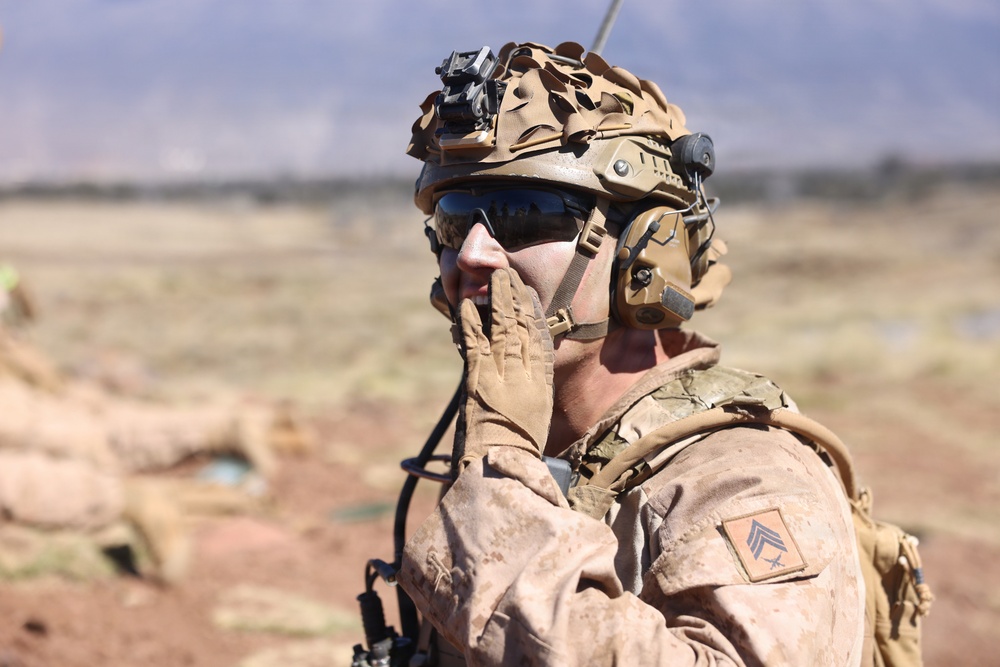 3rd LCT Marines with Hunter Killer execute live-fire platoon attacks at PTA
