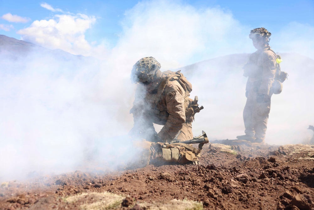 3rd LCT Marines with Hunter Killer execute live-fire platoon attacks at PTA