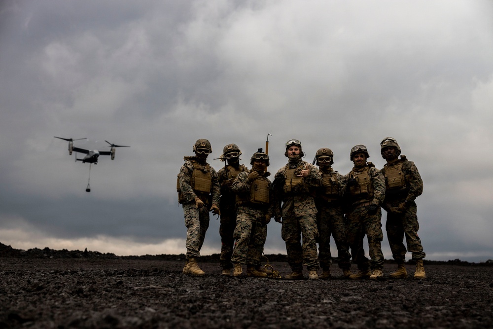 3rd LLB participates in a helicopter support team training exercise at PTA