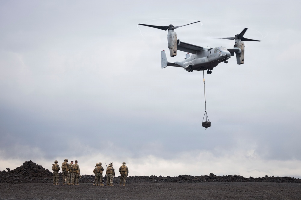 3rd LLB participates in a helicopter support team training exercise at PTA