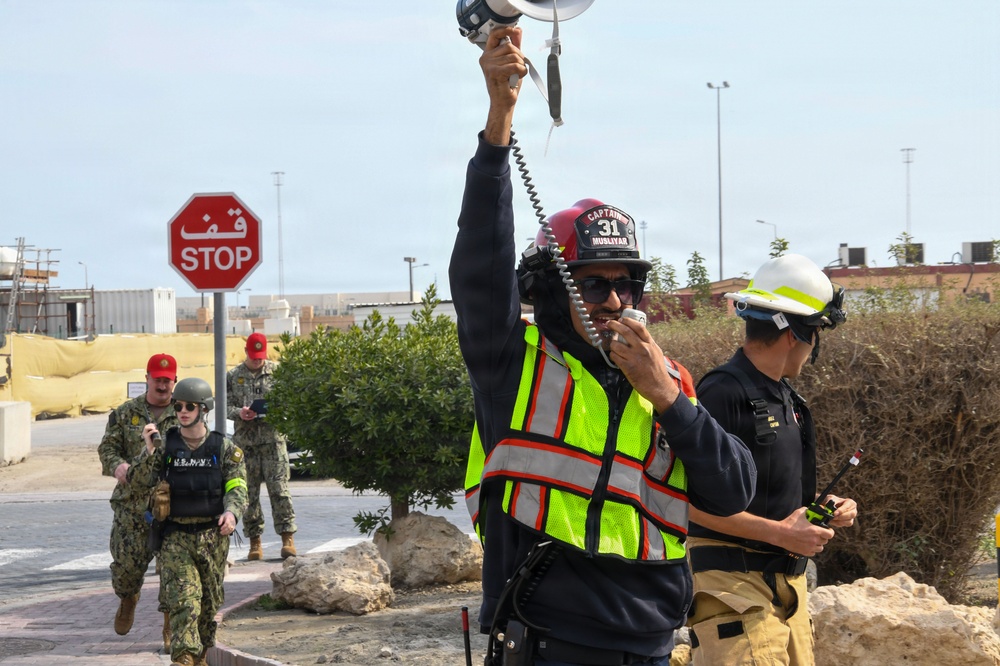 NSA Bahrain, NAVCENT Hold Vigilant Resolve Training Exercise