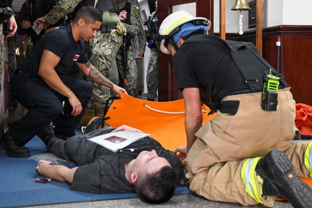 NSA Bahrain, NAVCENT Hold Vigilant Resolve Training Exercise