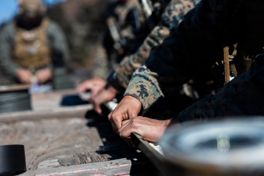 3rd LLB executes a demolition live-fire range at PTA