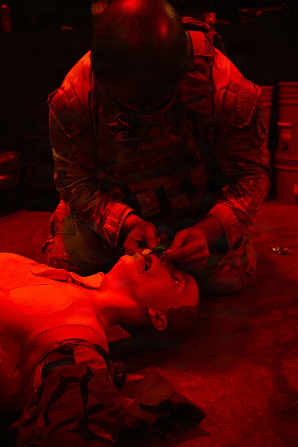 1st Special Forces Group (Airborne) medics conduct Combat Lifesavers course