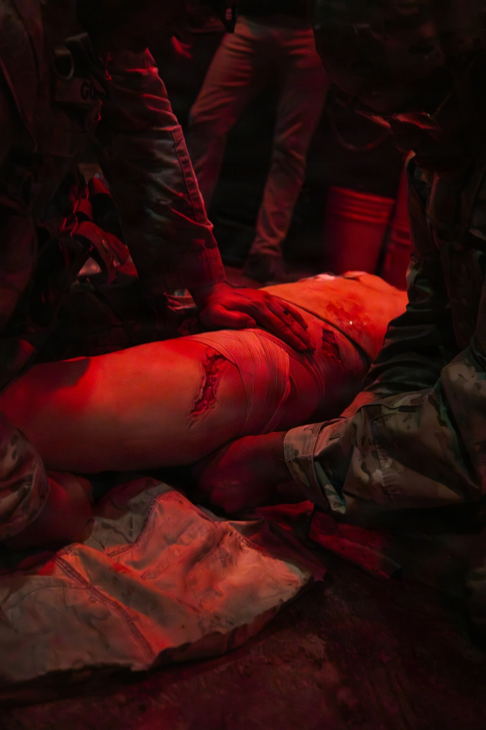 1st Special Forces Group (Airborne) medics conduct Combat Lifesavers course