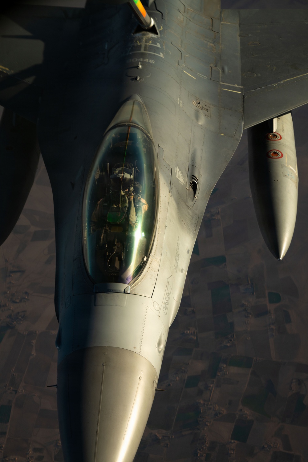 Aerial Refueling Fighting Falcons