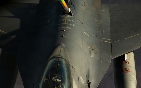 Aerial Refueling Fighting Falcons