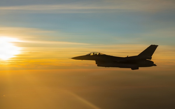 Aerial Refueling Fighting Falcons