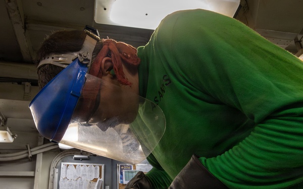 Abraham Lincoln conducts routine operations