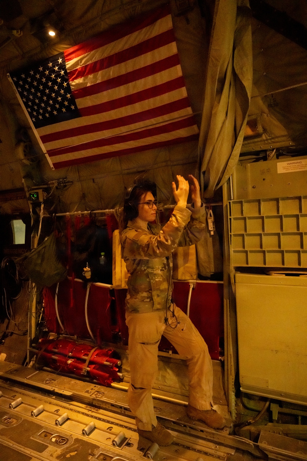 61st Expeditionary Airlift Squadron conducts airlift mission