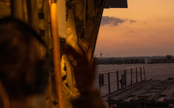 61st Expeditionary Airlift Squadron conducts airlift mission