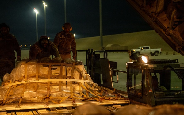 61st Expeditionary Airlift Squadron conducts airlift mission