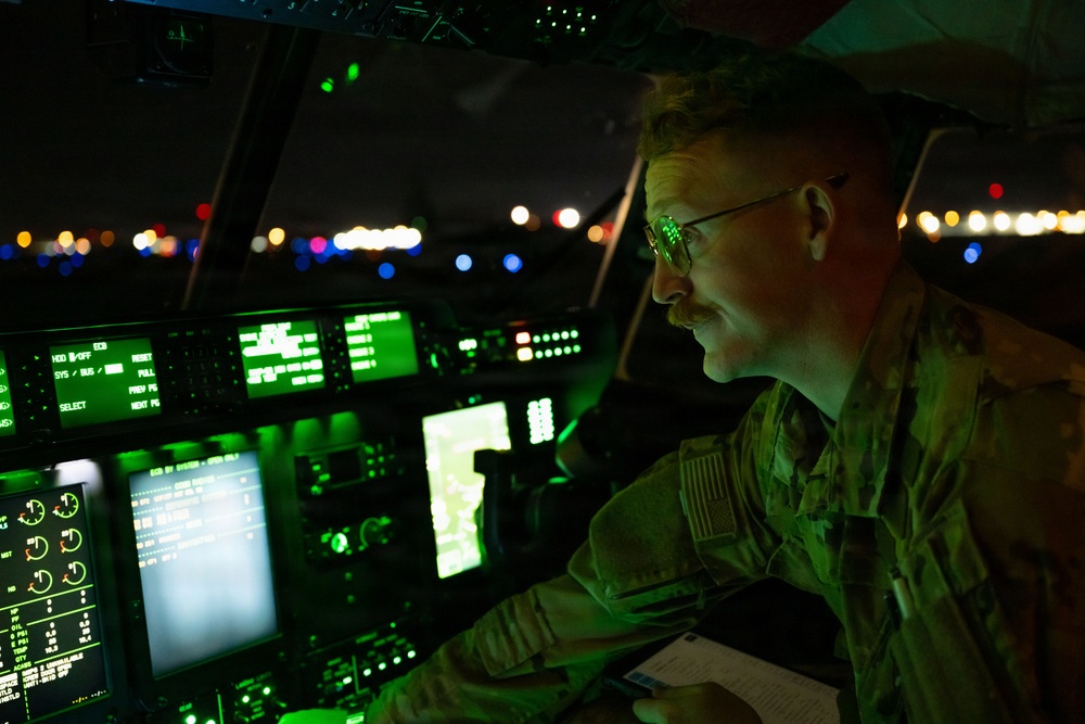 61st Expeditionary Airlift Squadron conducts airlift mission