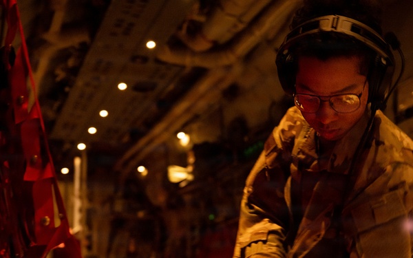 61st Expeditionary Airlift Squadron conducts airlift mission