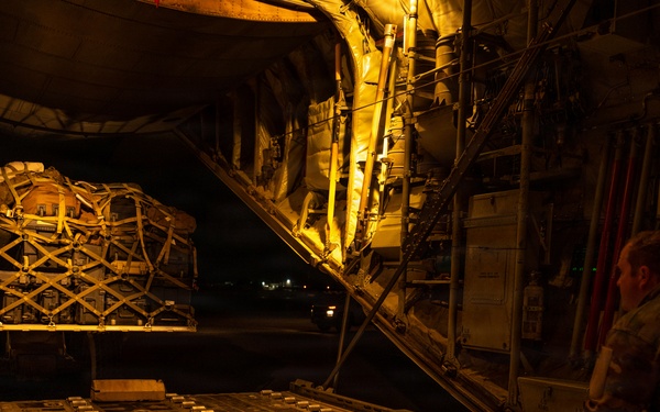 61st Expeditionary Airlift Squadron conducts airlift mission