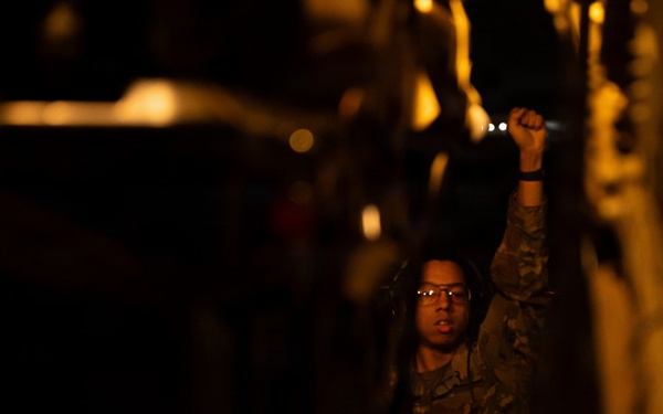 61st Expeditionary Airlift Squadron conducts airlift mission