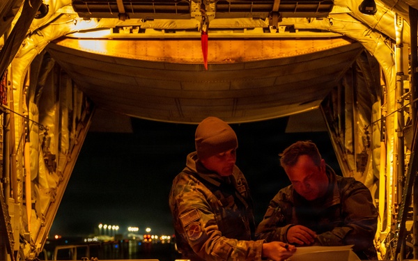 61st Expeditionary Airlift Squadron conducts airlift mission